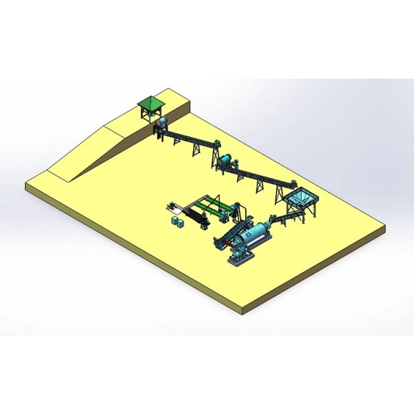 岩金鉱重力分離プロセス